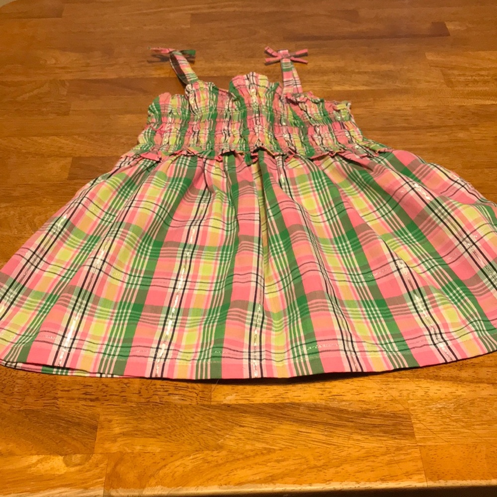 Girls Plaid Tank Top